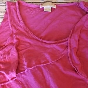 Michael Kors Fuchsia Short Sleeve Top